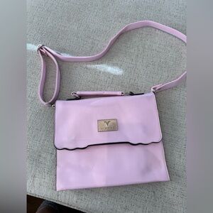 Vienne Blush Pink Crossbody beautiful Leather Bag